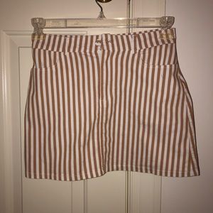 Forever 21 striped mine skirt size small
